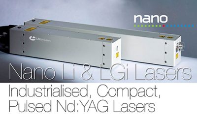 New for 2017. The Nano Li & LGi Series Industrialised Compact Pulsed Nd:YAG Lasers